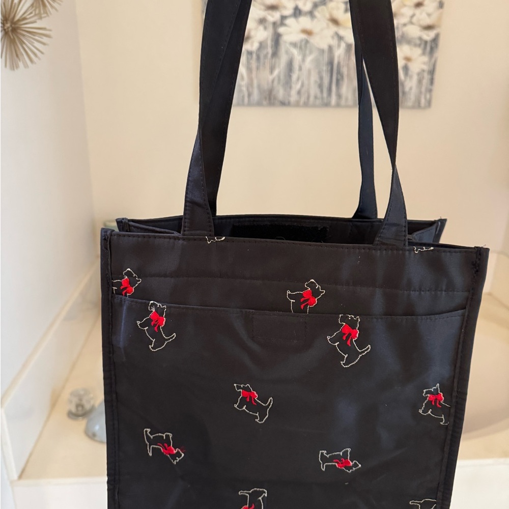 Scottish Terrier large duffle bag with accompanying smaller tote bag set - Picture 3 of 6